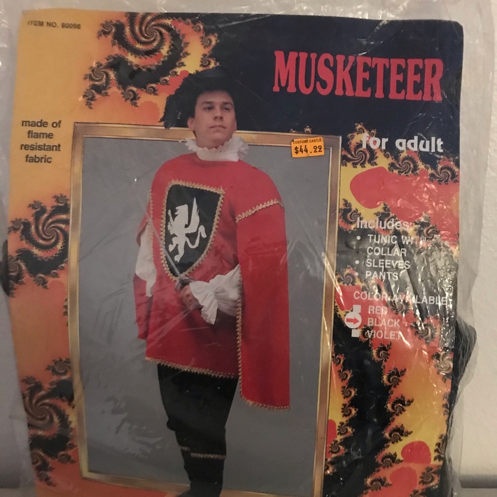 Musketeer Costume Mens With Hat